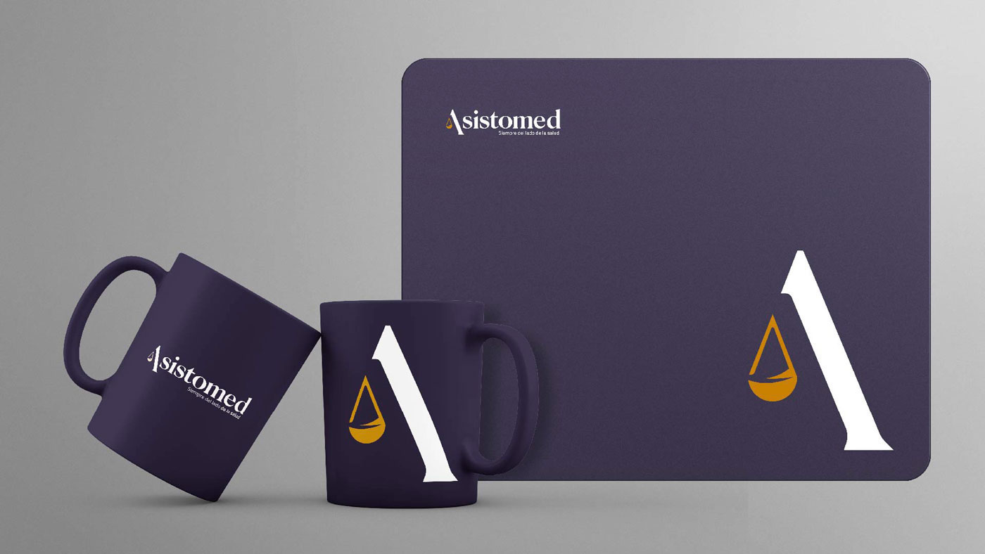 Rediseño de marca ASISTOMED - MAD Agencia de Branding