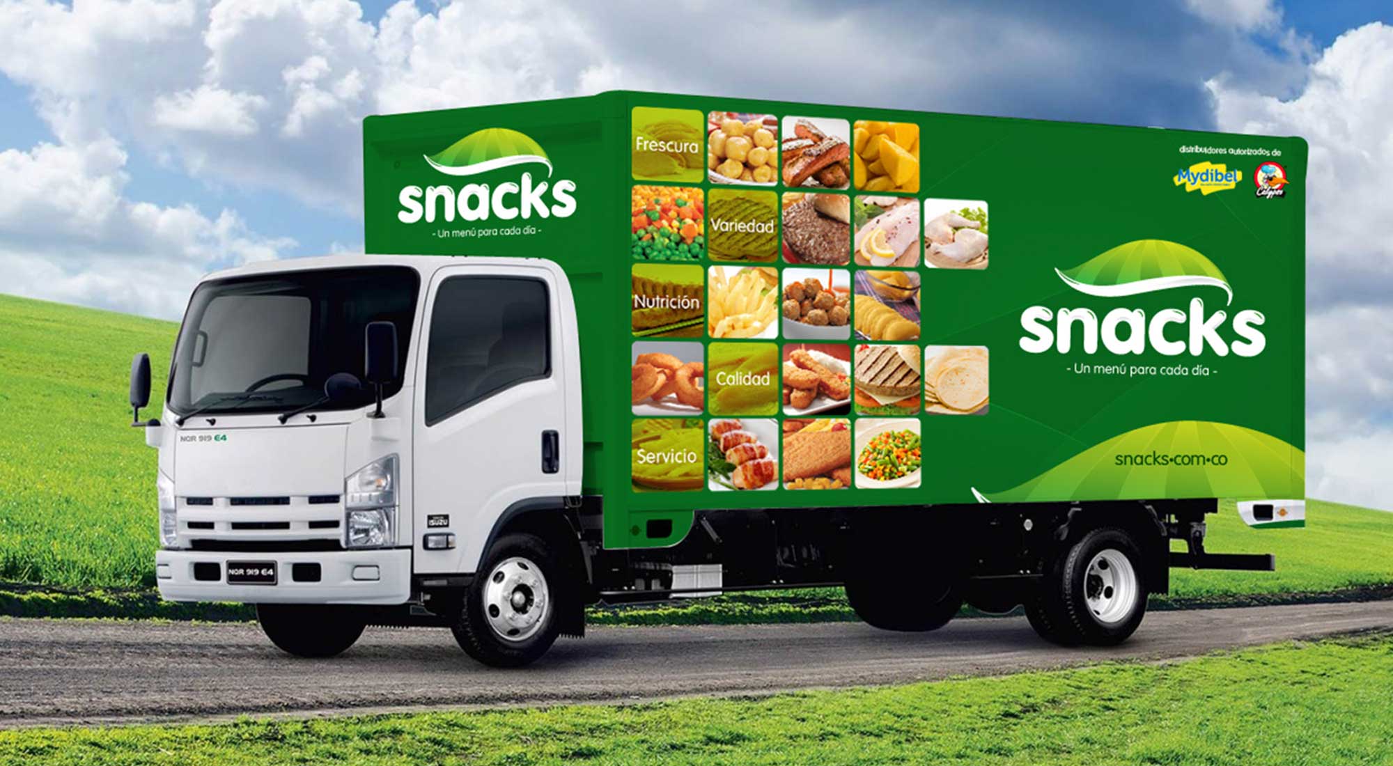 Rediseño de marca de distribuidora de alimentos SNACKS - MAD Agencia de Branding
